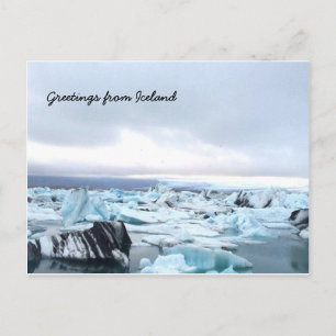 Carte Postale Lagune des glaciers islandais