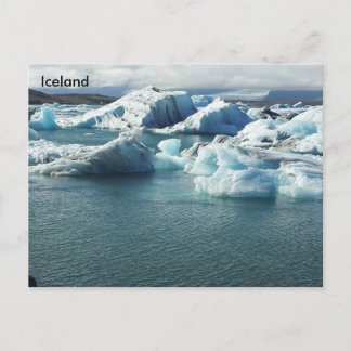 Carte Postale Lagune du glacier Jökulsárlón, Sud-Est de l'Island