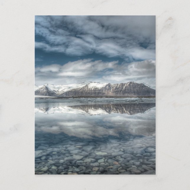 Carte Postale Lagune glaciaire de Jokulsarlon, Islande (Devant)