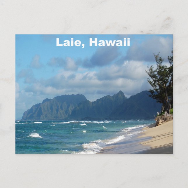 Carte Postale Laie Beach Hawaii (Devant)