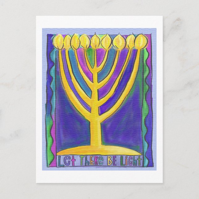 Carte Postale Laisser La Lumière (Devant)