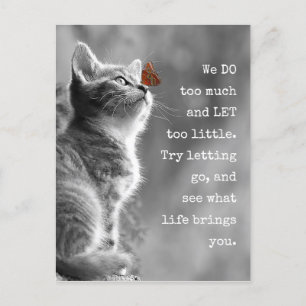 Carte Postale Laisser Laisser Vie Citation Motivationnelle
