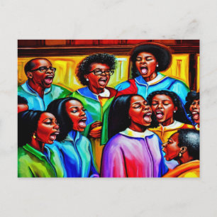 Carte Postale Laissez Choir Ching Christian Postcard