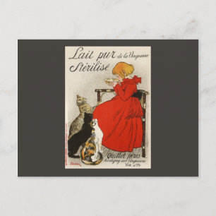 Carte Postale Lait pur Stérilisé de Steinlen