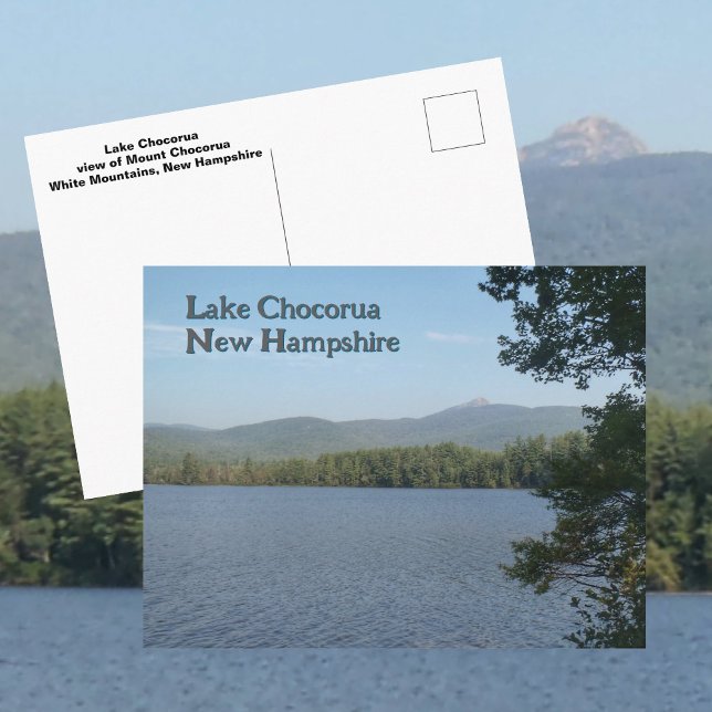 Carte Postale Lake Chocorua White Mountains New Hampshire Photo (Créateur téléchargé)