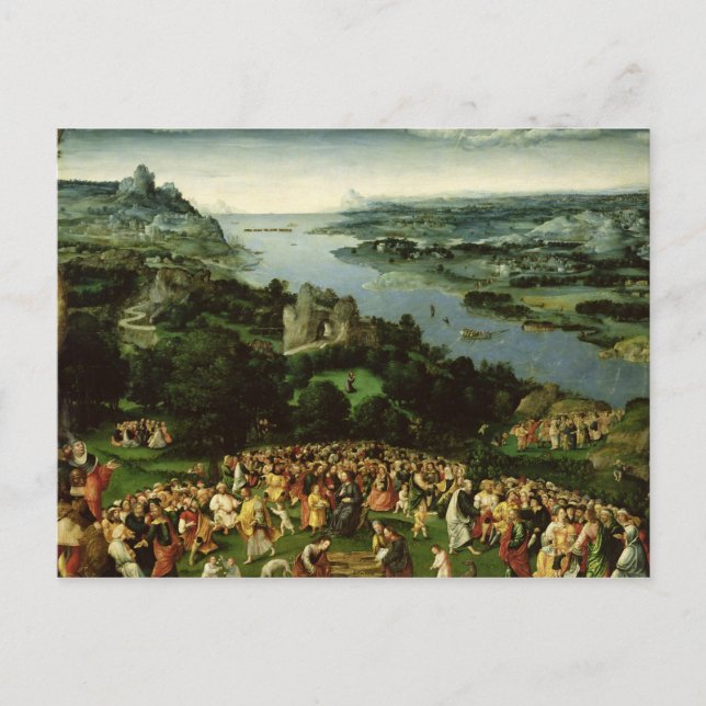 Carte Postale L'alimentation des cinq mille (Devant)