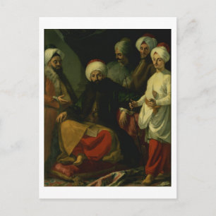 Carte Postale L'ambassadeur turc et son Entourage à la Co