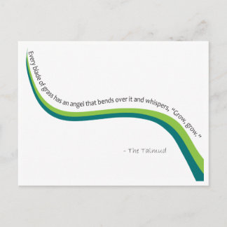 Carte Postale Lame d'herbe