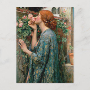Carte Postale L'âme du Rose - John William Waterhouse