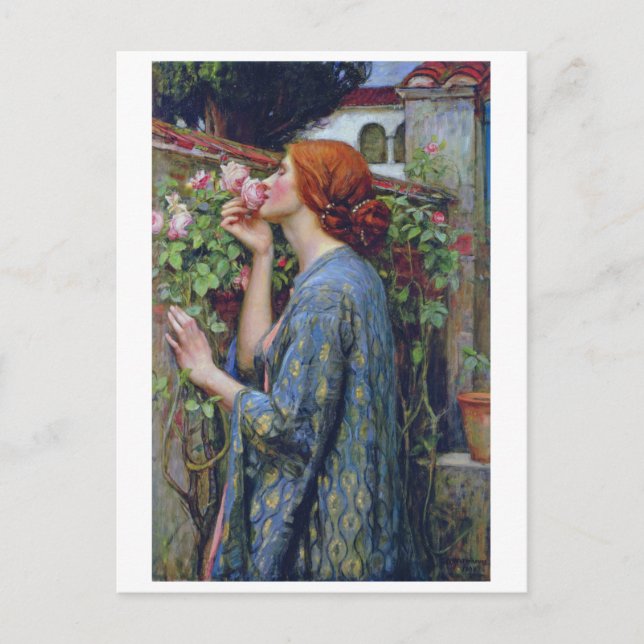Carte Postale L'âme du Rose, John William Waterhouse (Devant)