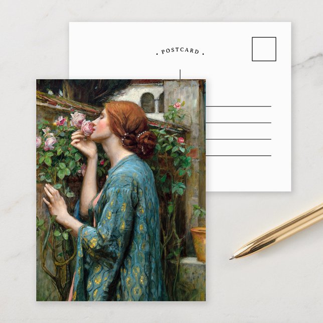 Carte Postale L'âme du Rose | John William Waterhouse (Créateur téléchargé)