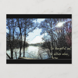 Carte Postale L'âme réfléchie...