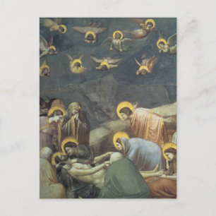 Carte Postale Lamentation Giotto Du Christ