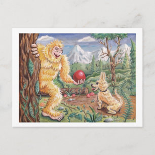 Carte Postale L'ami de Bigfoot