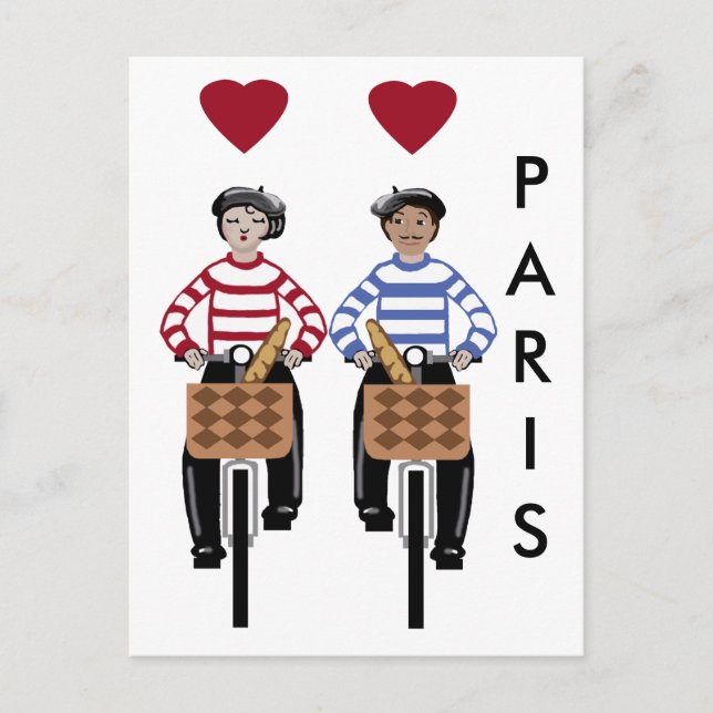 Carte Postale L'amour à Paris (Devant)