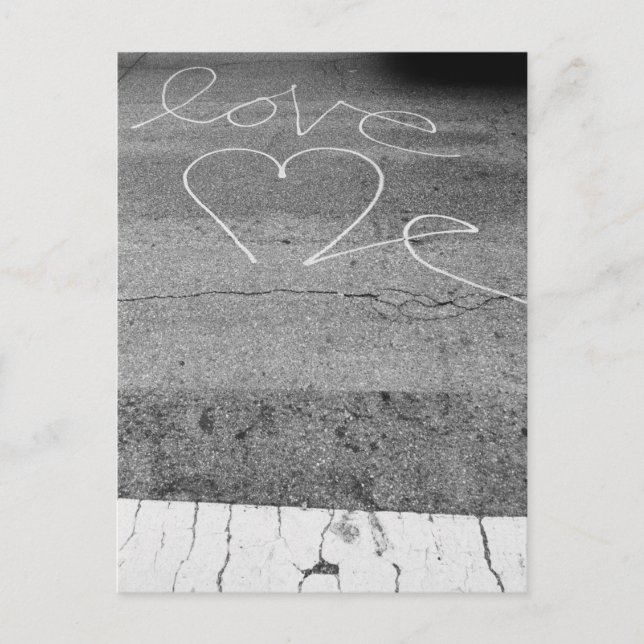 Carte Postale L'amour dans la rue (Devant)