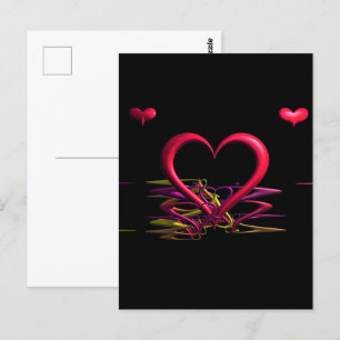 Carte postale L'amour dans l'obscurité