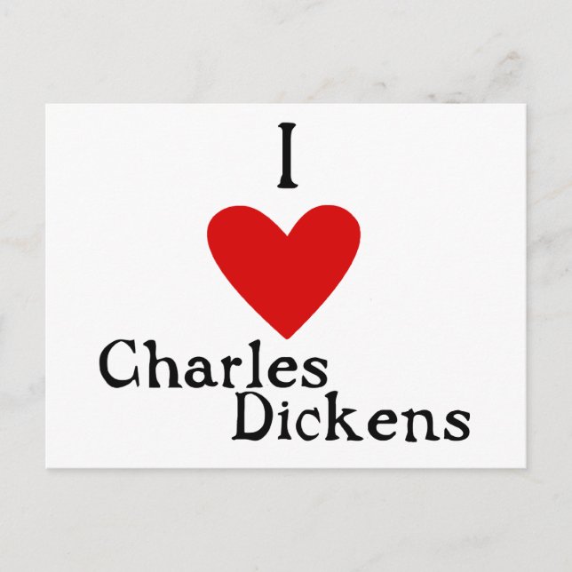 Carte Postale L'amour de Charles Dickens (Devant)
