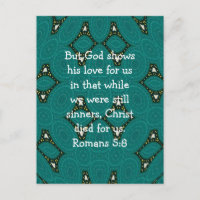 L'amour de Dieu Citation biblique Romains 5:8