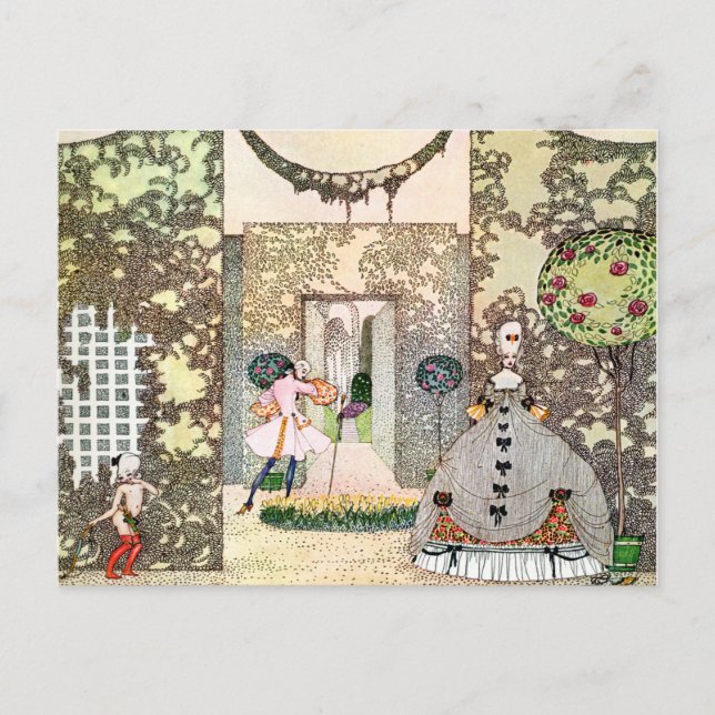 Carte Postale L'amour de Kay Nielsen dans l'après-midi (Devant)