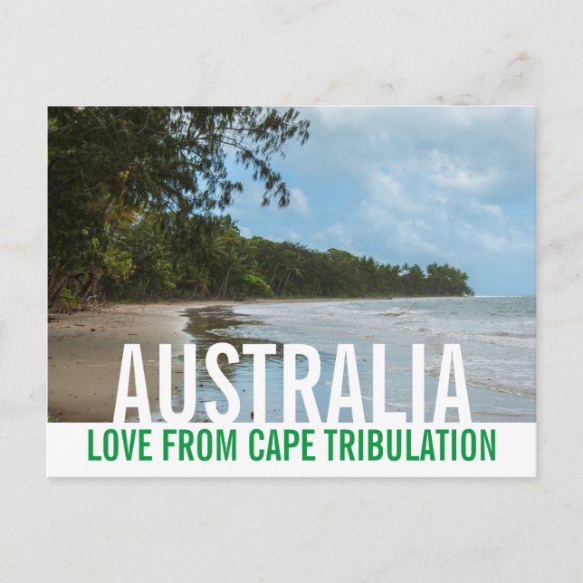 Carte Postale L'amour de l'Australie Queensland Cape Tribulation (Devant)