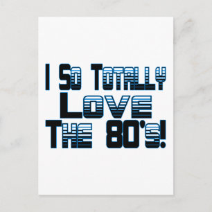 Carte Postale L'amour des années 80