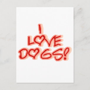 Carte Postale L'amour des coeurs I poursuit des T-shirts et des