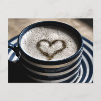Carte Postale L'amour du café