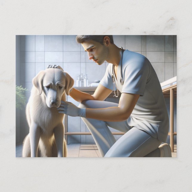 Carte Postale L'amour du chien (Devant)