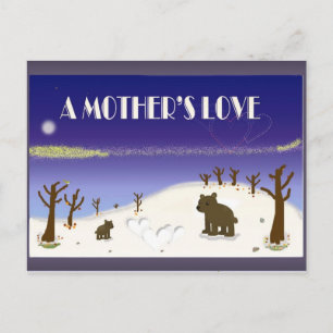 Carte Postale L'amour d'une mère