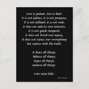 Carte Postale L'amour est