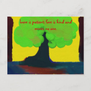 Carte Postale L'amour est patient