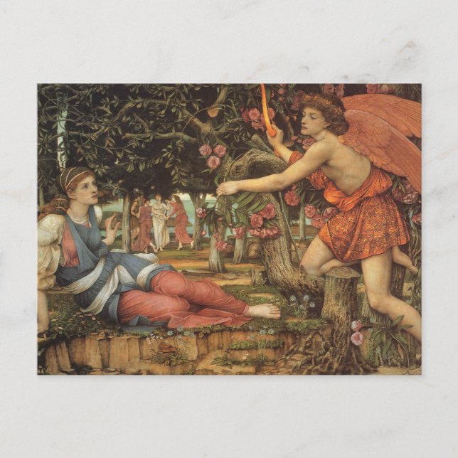 Carte Postale L'Amour et le Maiden par John Stanhope (Devant)