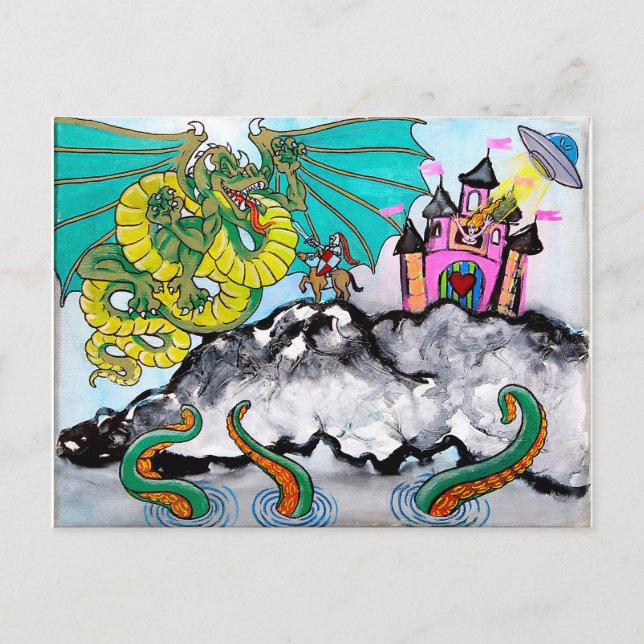 Carte Postale l'amour et les dangers (Devant)