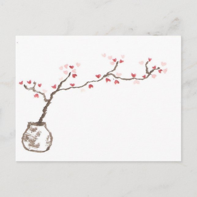 Carte Postale l'amour grandit (Devant)