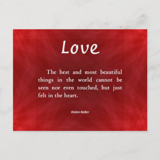 Carte Postale L'amour invisible