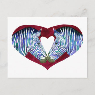 Carte postale "L'amour n'est pas noir et blanc"