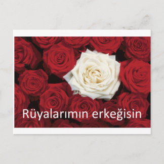 Carte Postale L'AMOUR TURQUE 'Tu es l'homme de mes rêves'