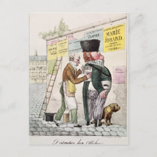 Carte Postale L'amusement d'un autocollant à Bill, 1820