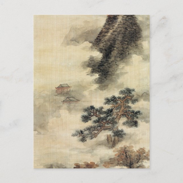 Carte Postale Lan Ying défricher les fosses d'automne dans la mo (Devant)
