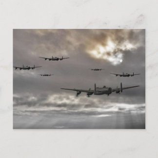 Carte Postale Lancaster Raid