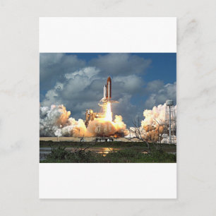 Carte Postale lancement de navette