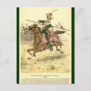Carte Postale Lancer prussien