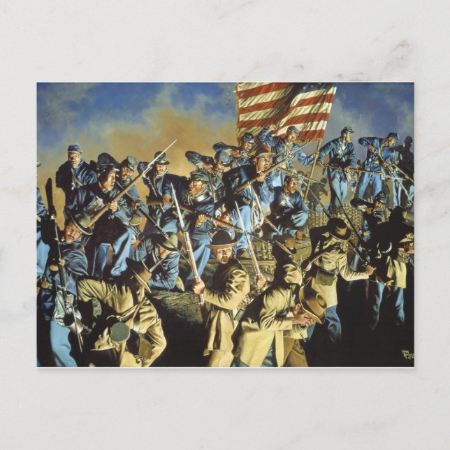 Carte Postale L'ancien drapeau n'a jamais touché le sol (Devant)