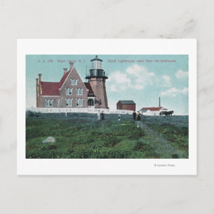 Carte Postale Landhouse Vue sur le phare sud