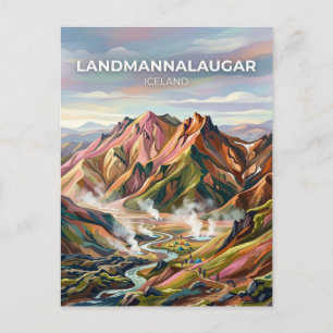 Carte Postale Landmannalaugar Islande