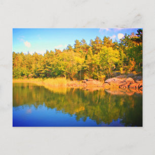 Carte Postale landskap suédois, photo