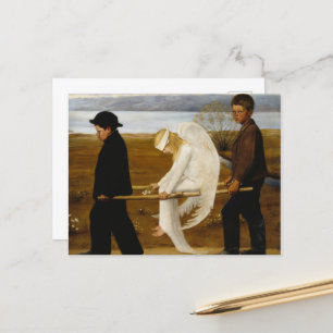 Carte Postale L'ange blessé par Hugo Simberg