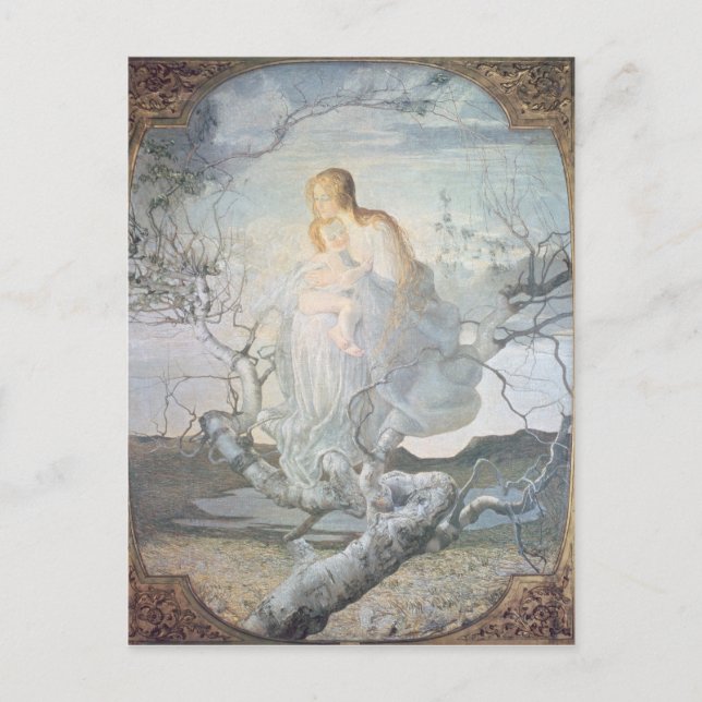 Carte Postale L'ange de vie, 1894 (Devant)