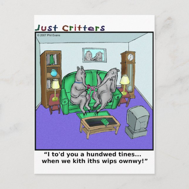 Carte Postale Langue (Devant)